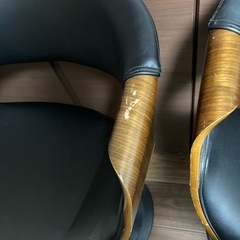 カウンターチェア　3個セット　傷アリの画像