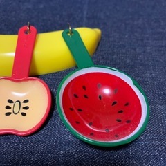 レトロ　フルーツ計量スプーンの画像