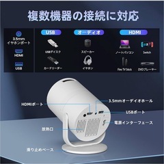 家庭用　プロジェクターの画像