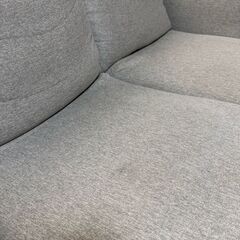 【大切に使ってきたソファー】ライトグレー3人掛け／思い出のある一品をお譲りしますの画像