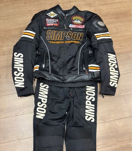 SIMPSON シンプソンライダースジャケット上下
