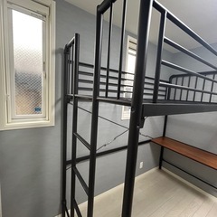 ロフトベッド　デスク付き　の画像