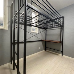 ロフトベッド　デスク付き　の画像