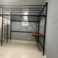 ロフトベッド　デスク付き　の画像