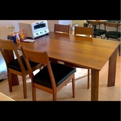 【関家具】ダイニングテーブル　チェア　の画像