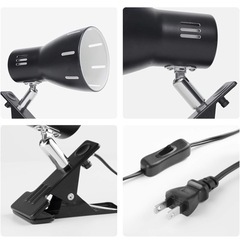 部屋がおしゃれに！場所を取らないクリップライト間接照明 角度調整可能の画像