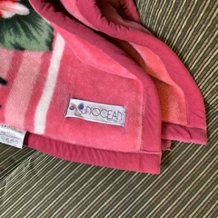 アクリル毛布 薔薇 花柄　の画像