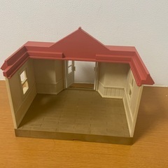 シルバニアファミリー　テラスの素敵なお家と人形たちの画像