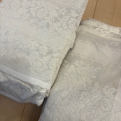 レースカーテン 4枚　花柄の画像