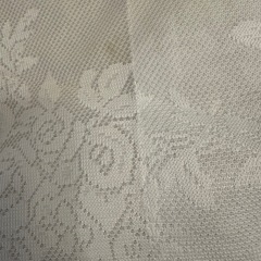 レースカーテン 4枚　花柄の画像