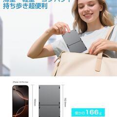 キーボード bluetooth 折りたたみ ワイヤレス タッチパッド付き keyboard 無線 日本語配列 ブルートゥース ios Android mac Windows対応 3台までのデバイスと接続可能 ipad iphone用 コンパクト 薄型 軽量の画像