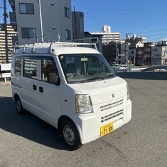 スズキ エブリィバン　修復歴無し！ルーフキャリア付き！の画像