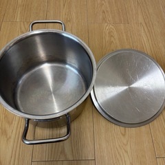 フィスラーステンレス製両手鍋　シチューポット20cm・蓋付きの画像