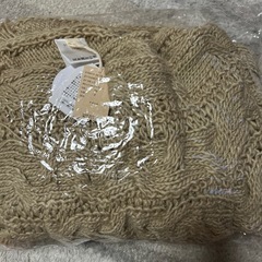 （新品未使用タグ付き）スタジオクリップ　ポケット付きニットマフラーの画像