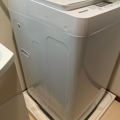 ﾊｲｾﾝｽ洗濯機5.5kg2021年製 ※11/29(土)引取　の画像