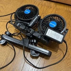 車内　　扇風機の画像