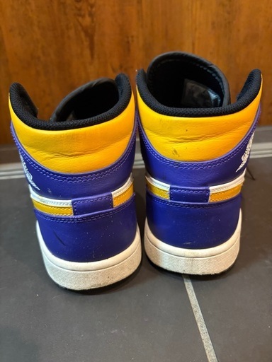 25cm NIKE エアジョーダン 1 レイカーズ ハイカット