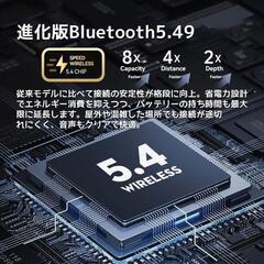 【2025新型】イヤホン bluetooth ワイヤレスイヤホン 無線 カナル型 マイク付き 通話 自動ペアリング Type-C充電 LEDディスプレイ 電量表示 小型 軽量 スポーツの画像
