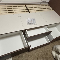 シングルベッド 収納付き 
ニトリの画像