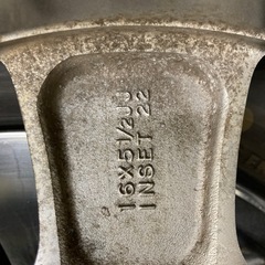 ジムニー　スタッドレス　21年製　バリ山　175/80R16 DM-V3の画像