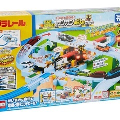 プラレール 線路＆新幹線付き！の画像