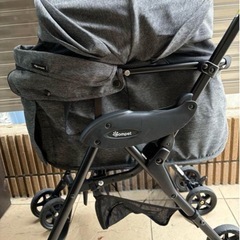 2024年購入】コムペット ミリミリライトαブラック　ペットカートの画像