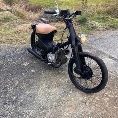 スーパーカブ50 カスタム途中 実働書付の画像