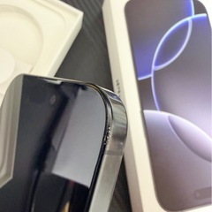  iPhone 16 Pro 256GB ブラックチタニウム｜中古｜SIMフリー｜箱あり の画像