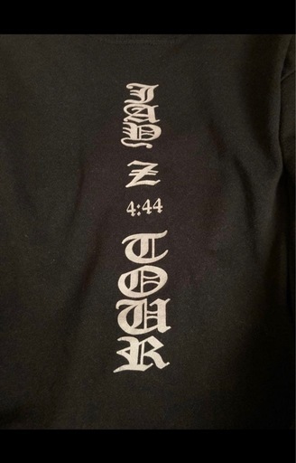 Fear of God JAY Z 4:44 TOUR 長袖Tシャツ