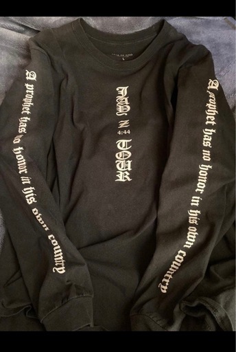 Fear of God JAY Z 4:44 TOUR 長袖Tシャツ