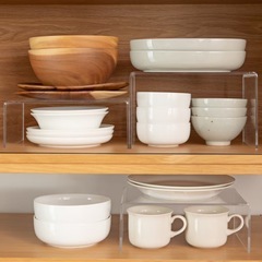 無印良品　アクリル仕切り棚の画像