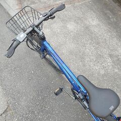 【美品】Panasonic パナソニック 電動アシスト自転車 JETTER ジェッター バッテリー16Ah 2020年 27インチ 8段変速 フェニックスブルー 電動自転車 充電器あり 譲渡証明書の画像