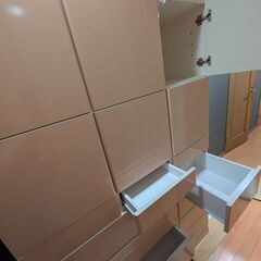 ディノス収納家具 幅116奥行44高180cm ※取りに来られる方限定の画像