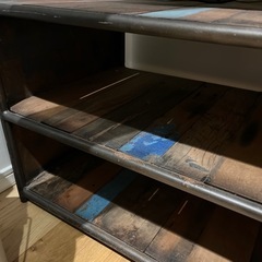 ビンテージ加工　テレビボードの画像