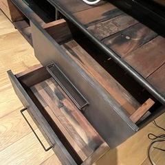 ビンテージ加工　テレビボードの画像