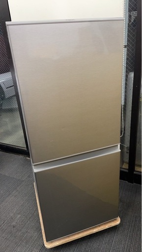 ★中古格安！アクア 2ドア冷凍冷蔵庫126L 2022年製 グレー