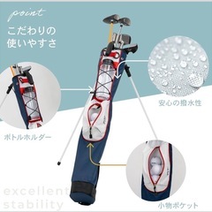[美品]ゴルフスタンドバッグ の画像
