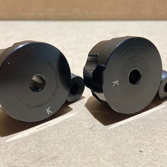 ACTIVE 汎用アルミバーエンド リボルバータイプ　ブラック　試着のみの画像