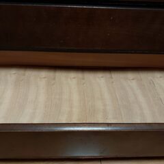 開閉式ライティングデスク　引き出し付きの画像