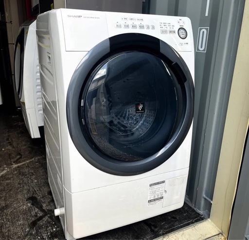 最安値?2020年購入SHARPドラム式洗濯乾燥機 ES-S7D 単身最適?配送 
