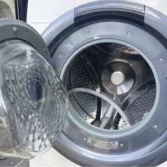 最安値💎2020年購入SHARPドラム式洗濯乾燥機　ES-S7D 単身最適👍配送無料の画像