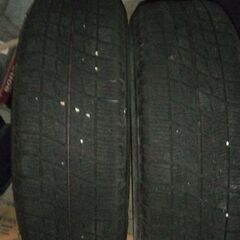 スタッドレス付き鉄ホイール　4本セット　5穴マルチ　PCD100/114.3の画像