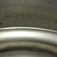 スタッドレス付き鉄ホイール　4本セット　5穴マルチ　PCD100/114.3の画像