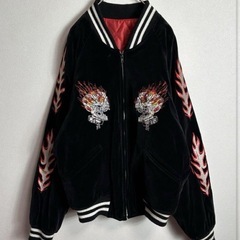 掲載明日まで　ジャケット　古着　90's　東洋　別珍スカジャンの画像