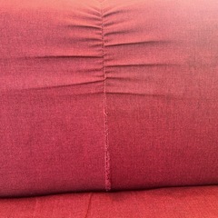 ソファ　２人がけ　Nクラウン　赤の画像