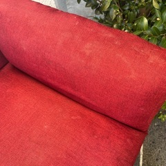 ソファ　２人がけ　Nクラウン　赤の画像