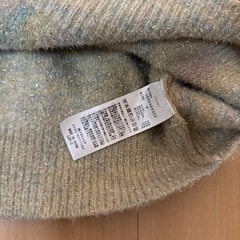 ニット🧶 美品 JEANASIS ジーナシスラメ入り  女性服 婦人服 サイズフリー レディース ショートの画像