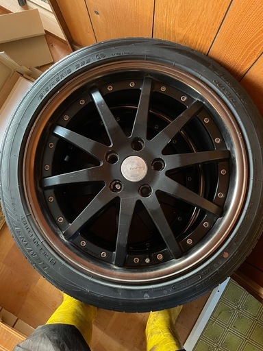 WORK グノーシス gs1 4本セット18インチ　7.5jj+48 pcd114.3 5穴　アルミホイール　