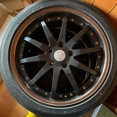 WORK グノーシス gs1 18インチ　7.5jj+48 pcd114.3 5穴　アルミホイール　の画像