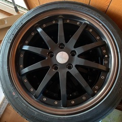 WORK グノーシス gs1 18インチ　7.5jj+48 pcd114.3 5穴　アルミホイール　の画像